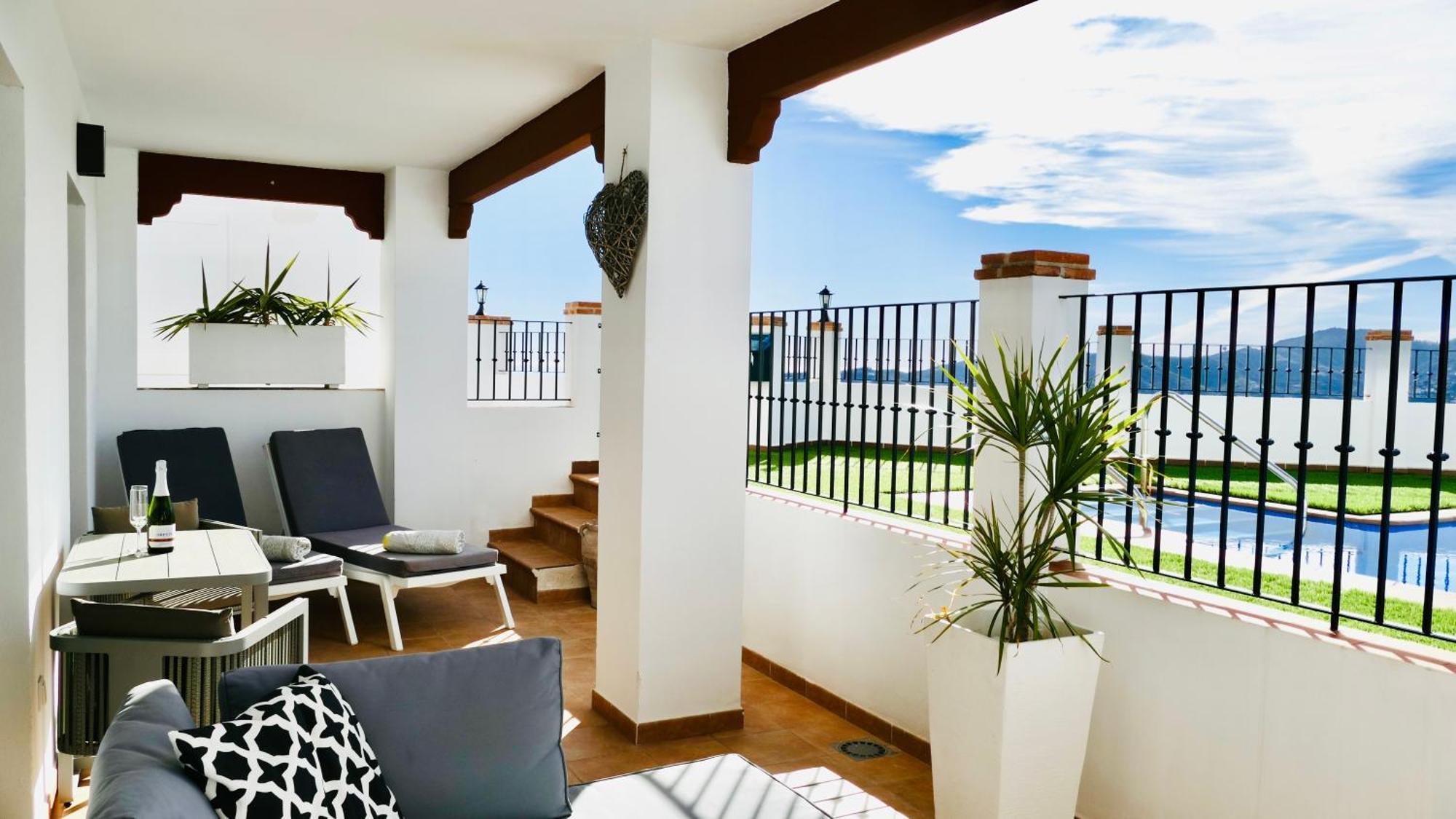 Casita Frigiliana - Stunning New Apartment With Views With Private Parking Space Esterno foto